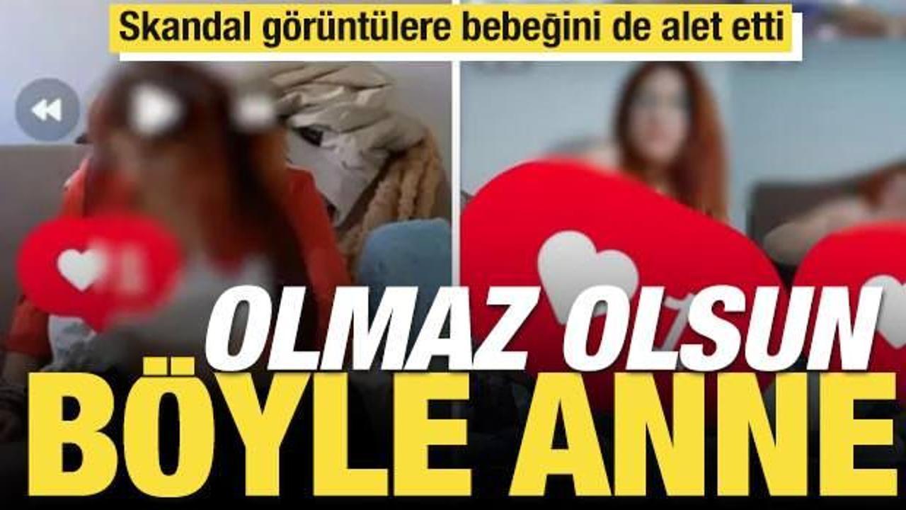 Bebeğiyle birlikte m&uuml;stehcen video &ccedil;eken anne hakkında harekete ge&ccedil;ildi