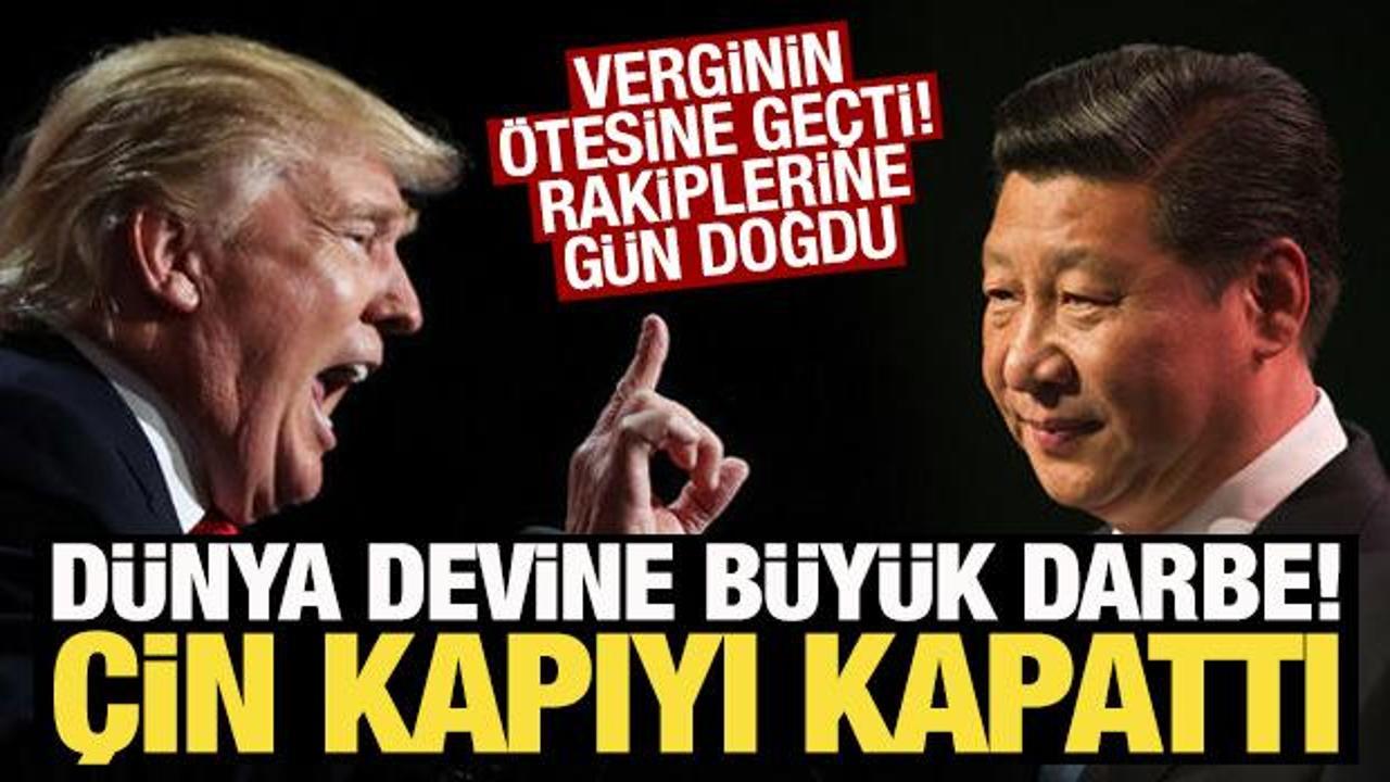D&uuml;nya devine b&uuml;y&uuml;k darbe! &Ccedil;in kapıyı kapattı: 'Alımları durdurun'
