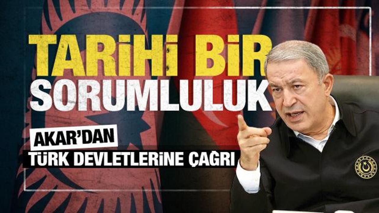 Hulusi Akar'dan Türk Devletleri Teşkilatı'na KKTC çağrısı
