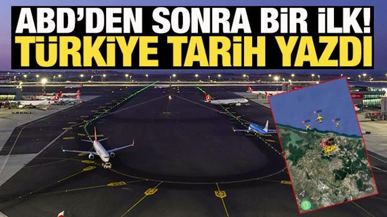 Havacılıkta tarihi an! ABD'den sonra ilk kez Türkiye'de