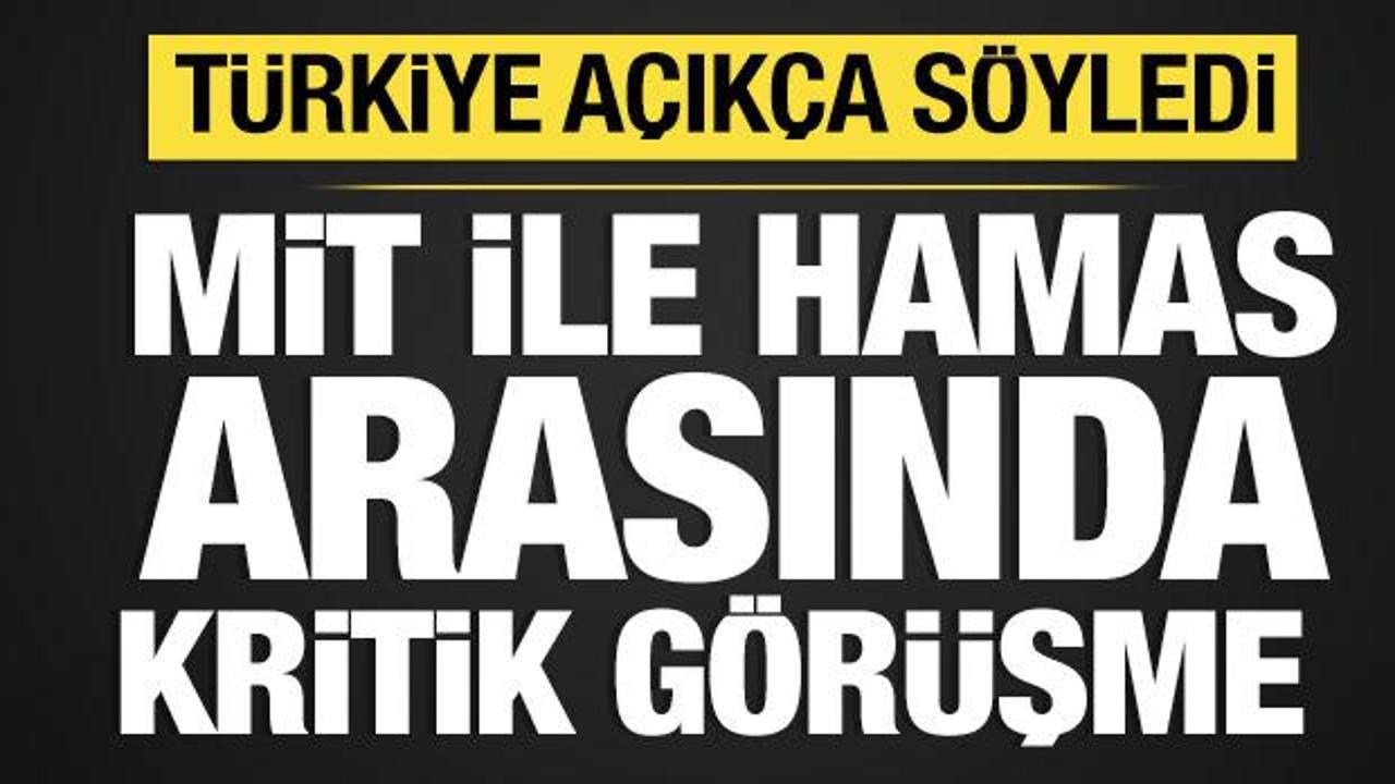 MİT Başkanı İbrahim Kalın, Hamas heyeti ile g&ouml;r&uuml;şt&uuml;