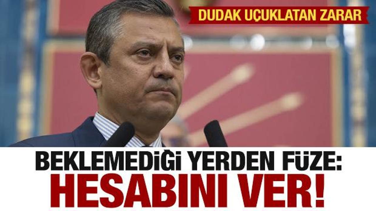 Özgür Özel'e beklemediği yerden füze: Hesabını ver!