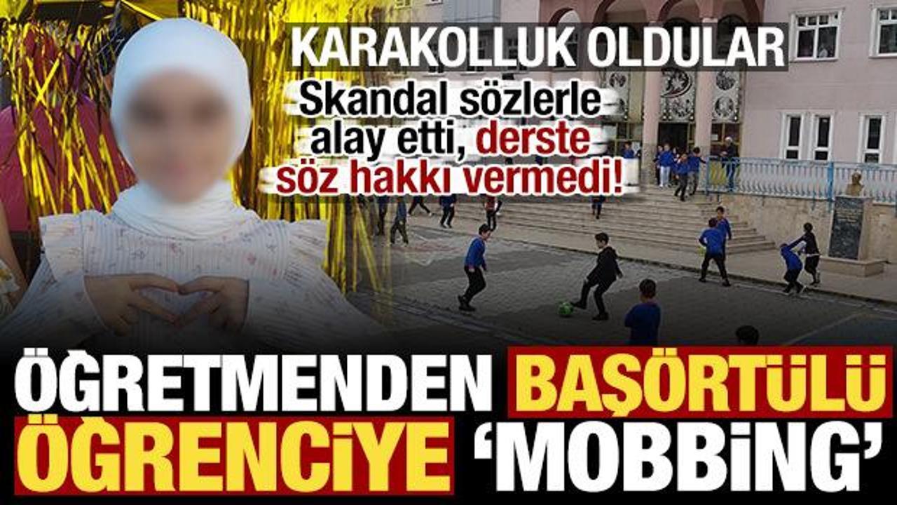 Skandal iddia: &Ouml;ğretmenden &ouml;ğrenciye 'baş&ouml;rt&uuml;s&uuml; mobbingi'! 'Kadına benziyorsun'