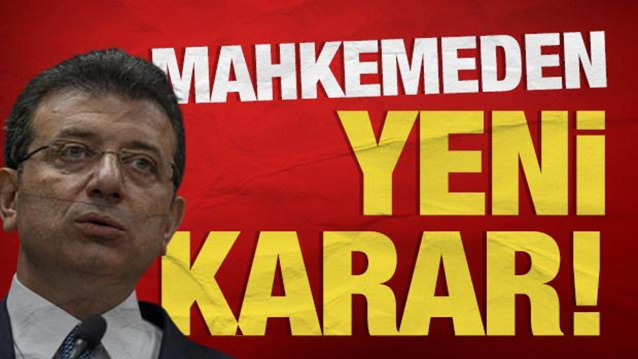 SON DAKİKA: Ekrem İmamoğlu'nun tutukluğu ile ilgili kritik karar