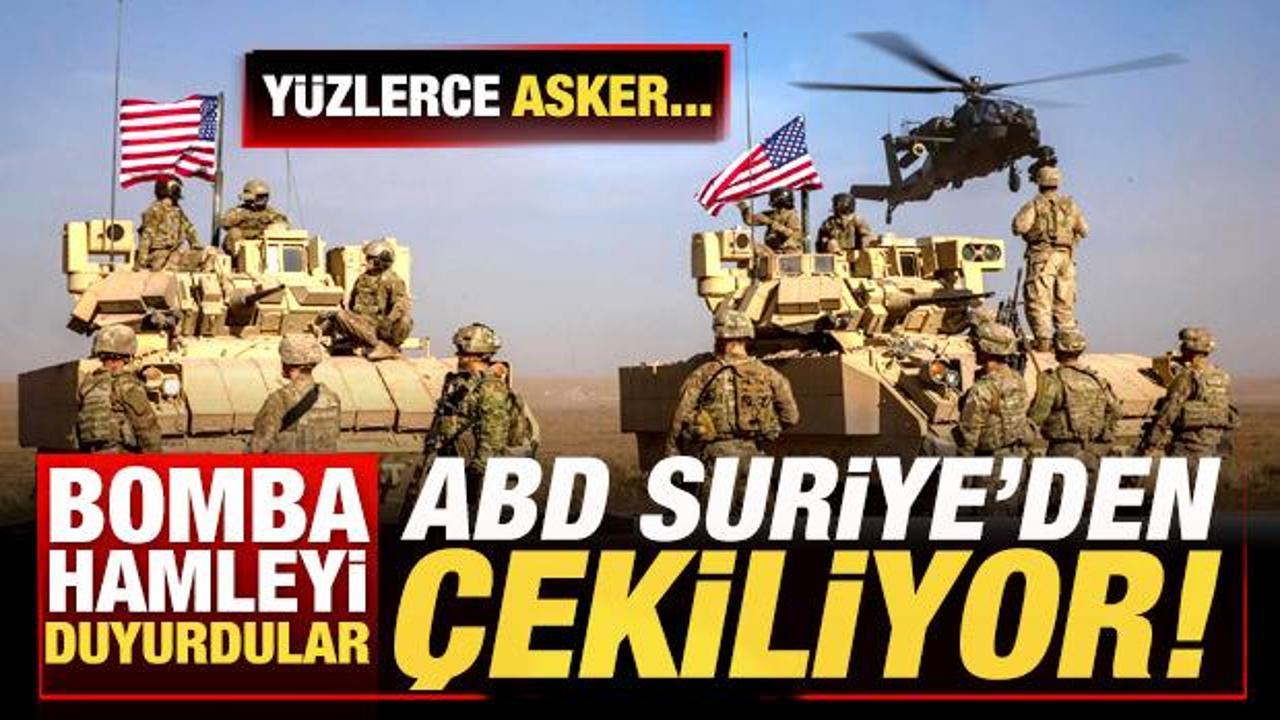 Son dakika: NYT bombayı patlattı: ABD Suriye'deki y&uuml;zlerce askerini geri &ccedil;ekiyor