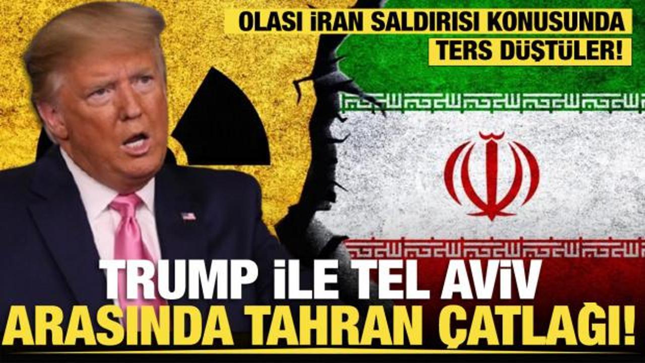 Trump, İsrail'in İran'a saldırı planını doğruladı: "Reddettiğimi s&ouml;yleyemem"
