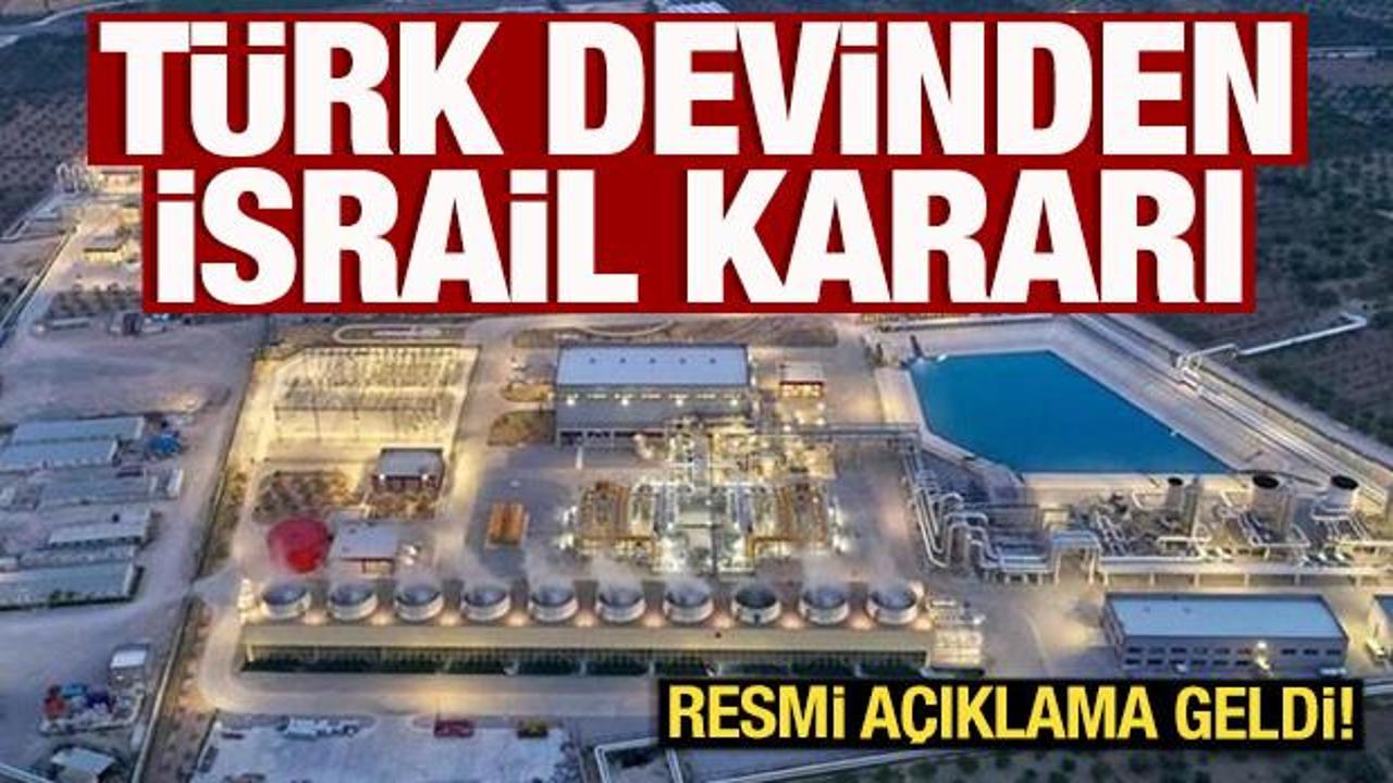 Zorlu Enerji, İsrail'deki ortaklığını sonlandırıyor