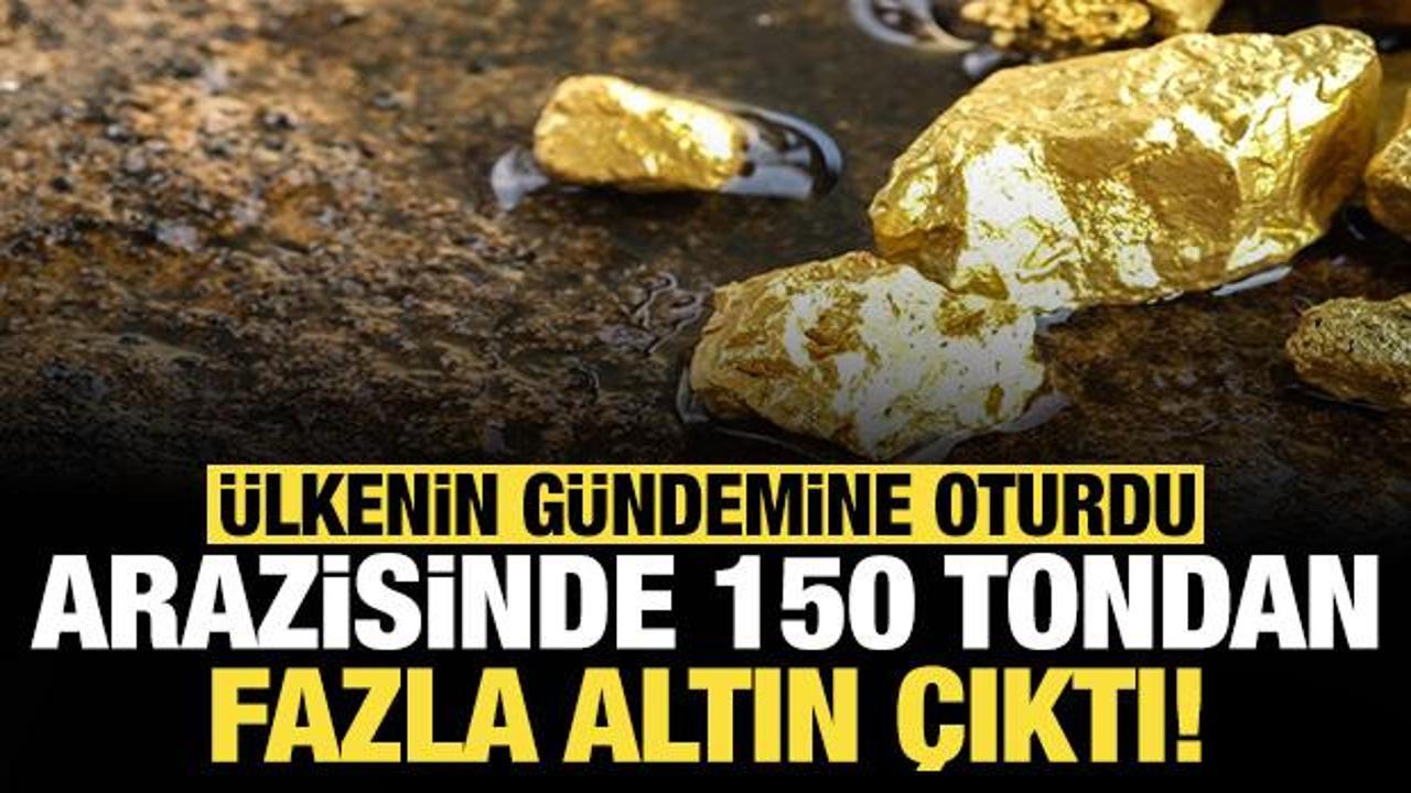 Tarlasında 150 tondan fazla altın &ccedil;ıktı: Yaklaşık değeri dudak u&ccedil;uklattı!