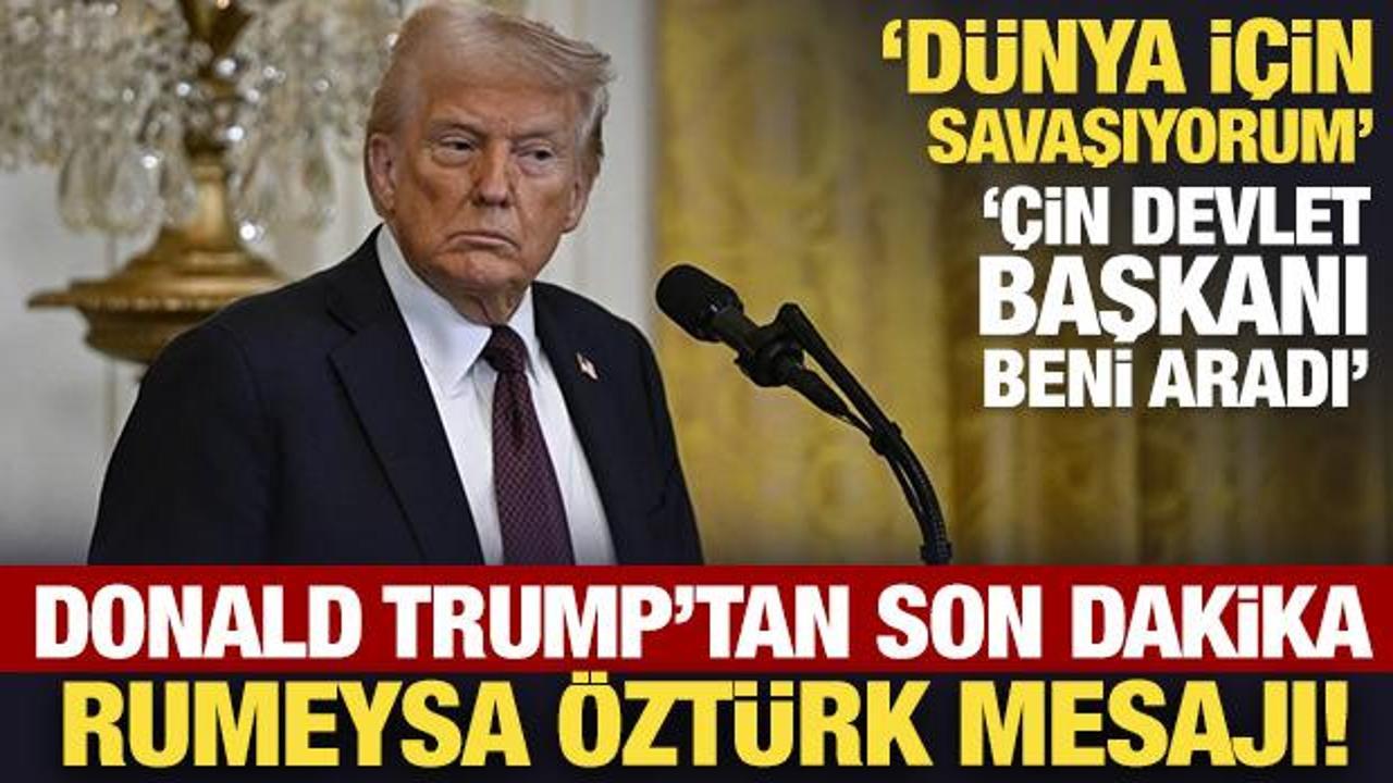 Donald Trump'tan son dakika Rumeysa Öztürk mesajı!