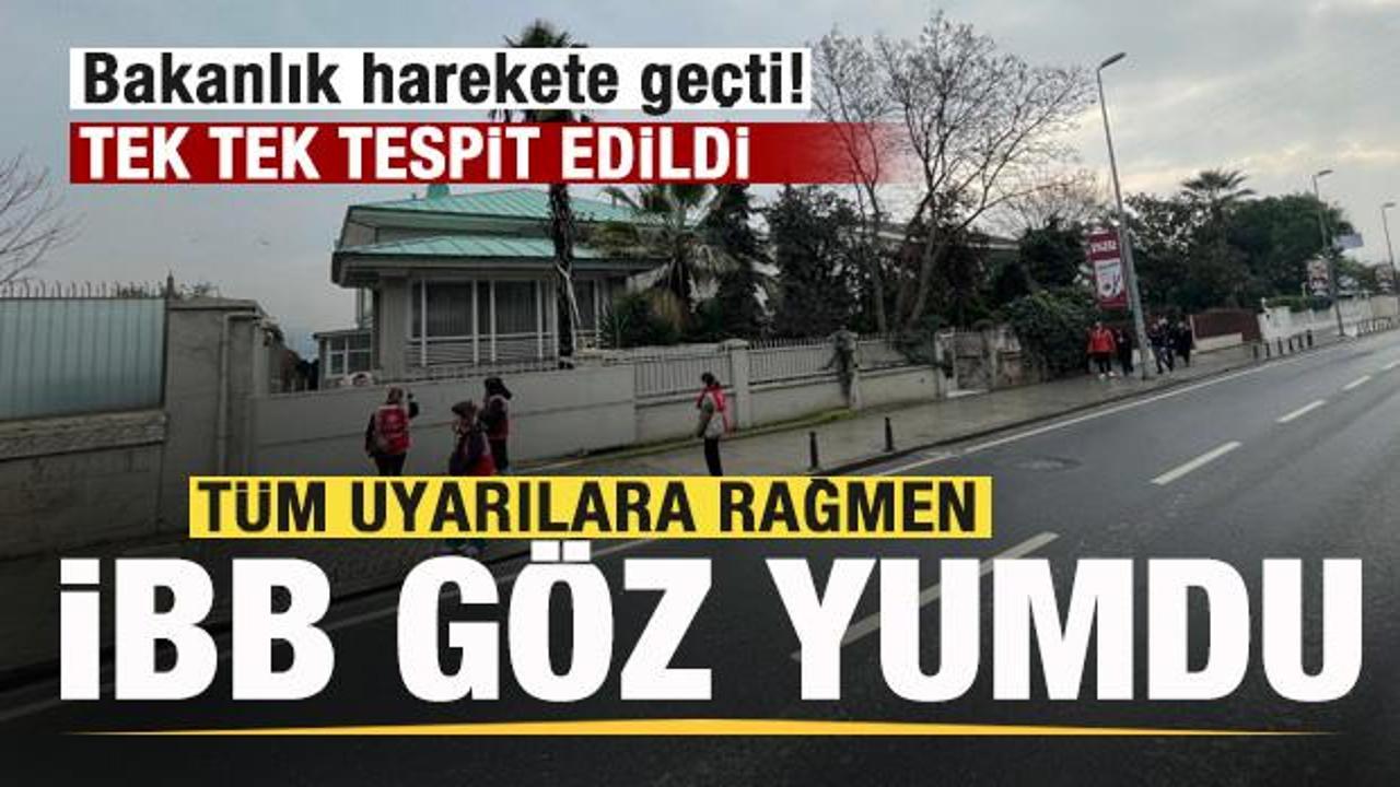 İBB tepkisiz kaldı! Bakanlık harekete ge&ccedil;ti! 106 yapıya inceleme