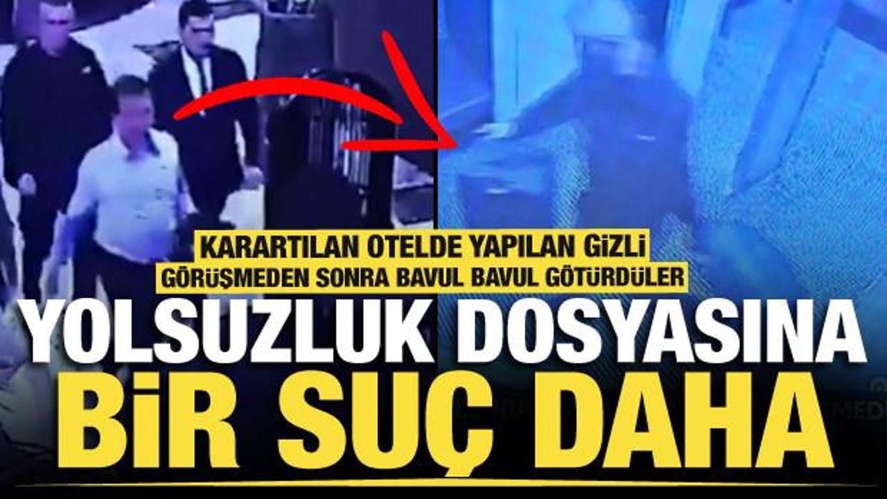 İmamoğlu'nun karartılan toplantısı ifşa oldu! Bavul bavul götürdüler