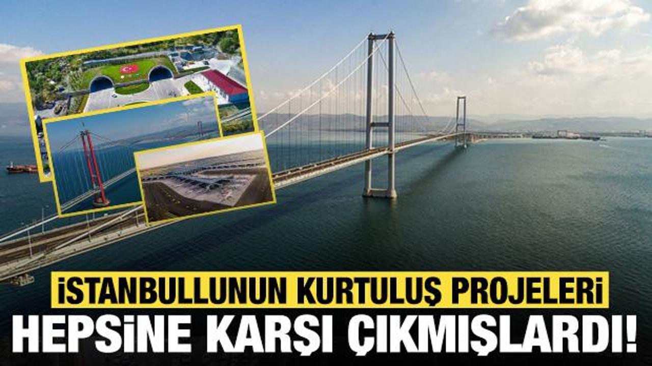 Hepsine karşı çıkmışlardı: İstanbullunun kurtuluş projeleri!