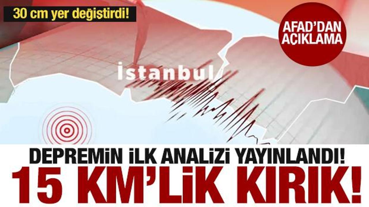 İstanbul'daki depremin ilk teknik analizi yayınlandı: 15 kilometrelik hat kırıldı