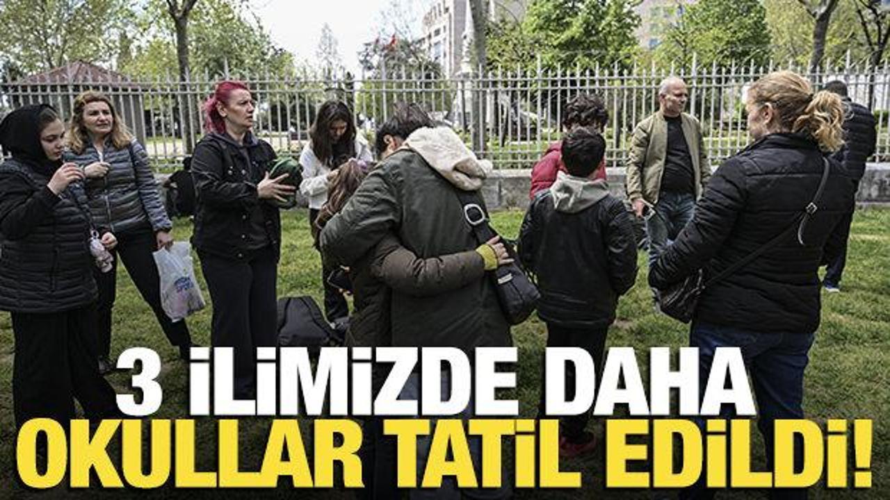 Kocaeli, Tekirdağ ve Yalova'da okullar yarın tatil edildi