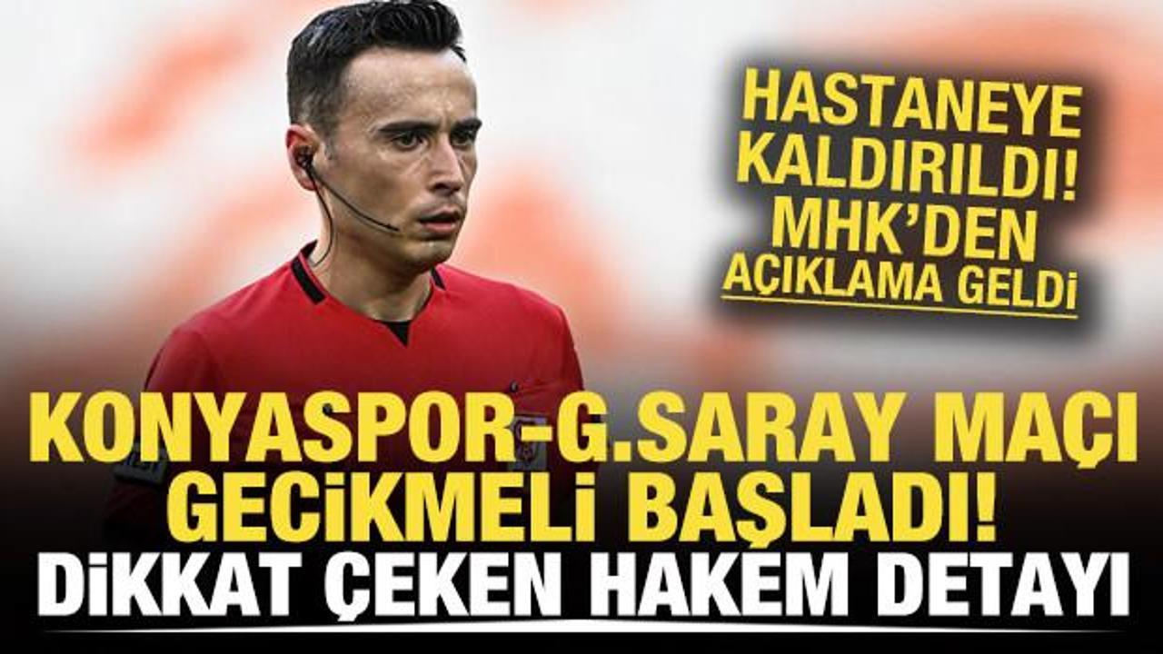 Ma&ccedil; başlaması gereken saatte başlamadı! Dikkat &ccedil;eken hakem detayı