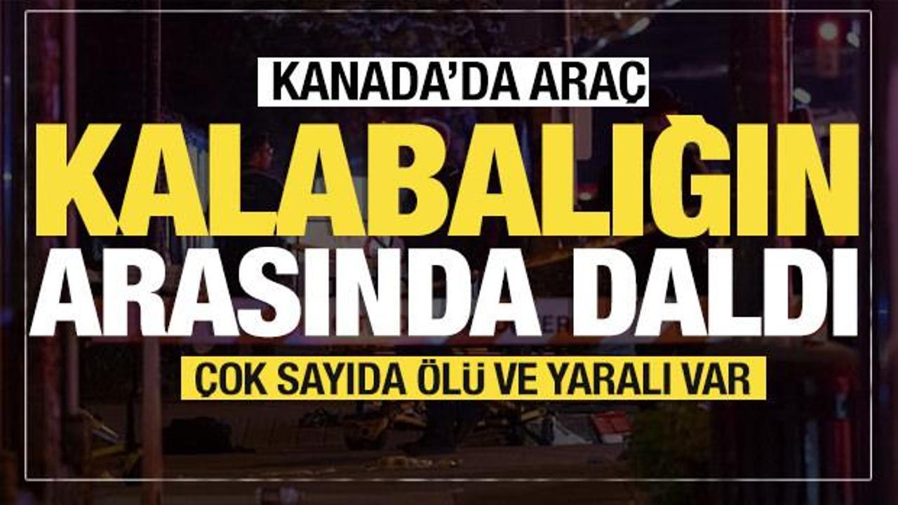 Son dakika... Kanada’da araç kalabalığın arasına daldı: Çok sayıda ölü ve yaralı var