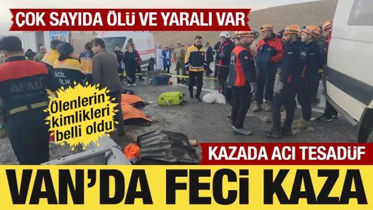 Son Dakika: Van'da feci kaza: 7 kişi öldü, 12 kişi yaralandı
