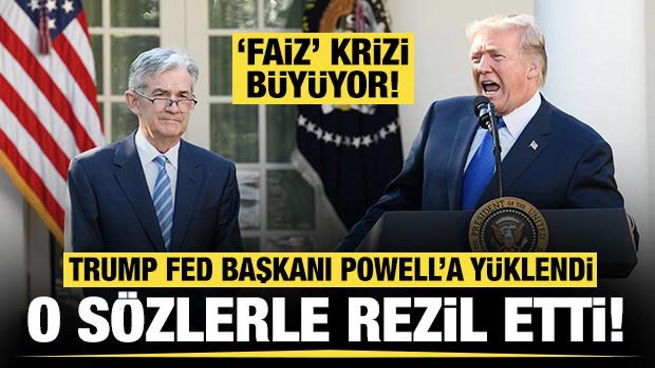 Trump, Fed Başkanı Powell'ı sosyal medyada rezil etti!