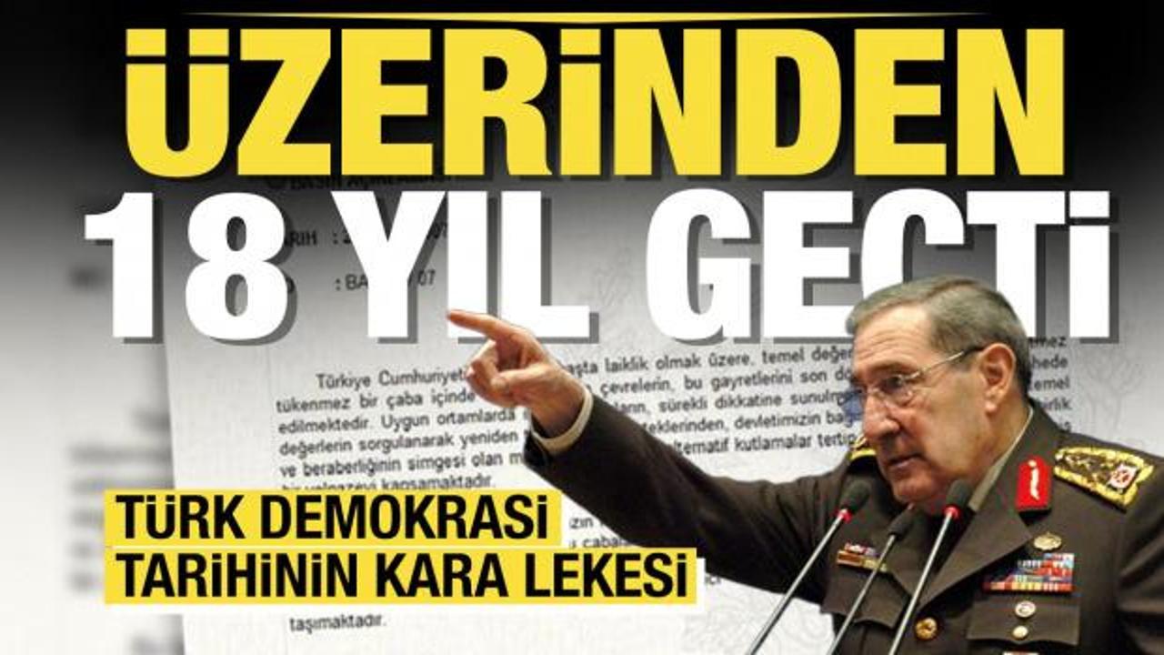 T&uuml;rk demokrasi tarihinin kara lekesi '27 Nisan'ın &uuml;zerinden 18 yıl ge&ccedil;ti