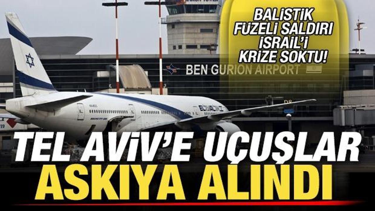 Balistik füzeli saldırı İsrail'i krize soktu! Tel Aviv'e uçuşlar askıya  alındı - Haber 7 DÜNYA