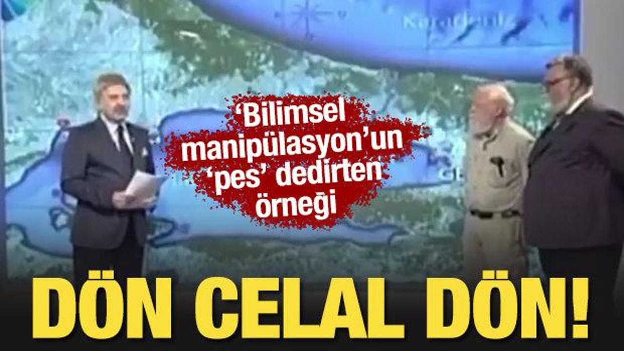 Celal Şeng&ouml;r'&uuml;n 'bilimsel manip&uuml;lasyon'u ortaya &ccedil;ıktı! 