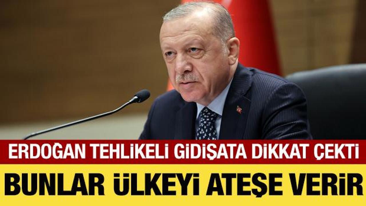 Cumhurbaşkanı Erdoğan'dan &Ouml;zg&uuml;r &Ouml;zel'e tepki: Bunlar &uuml;lkeyi ateşe verir!