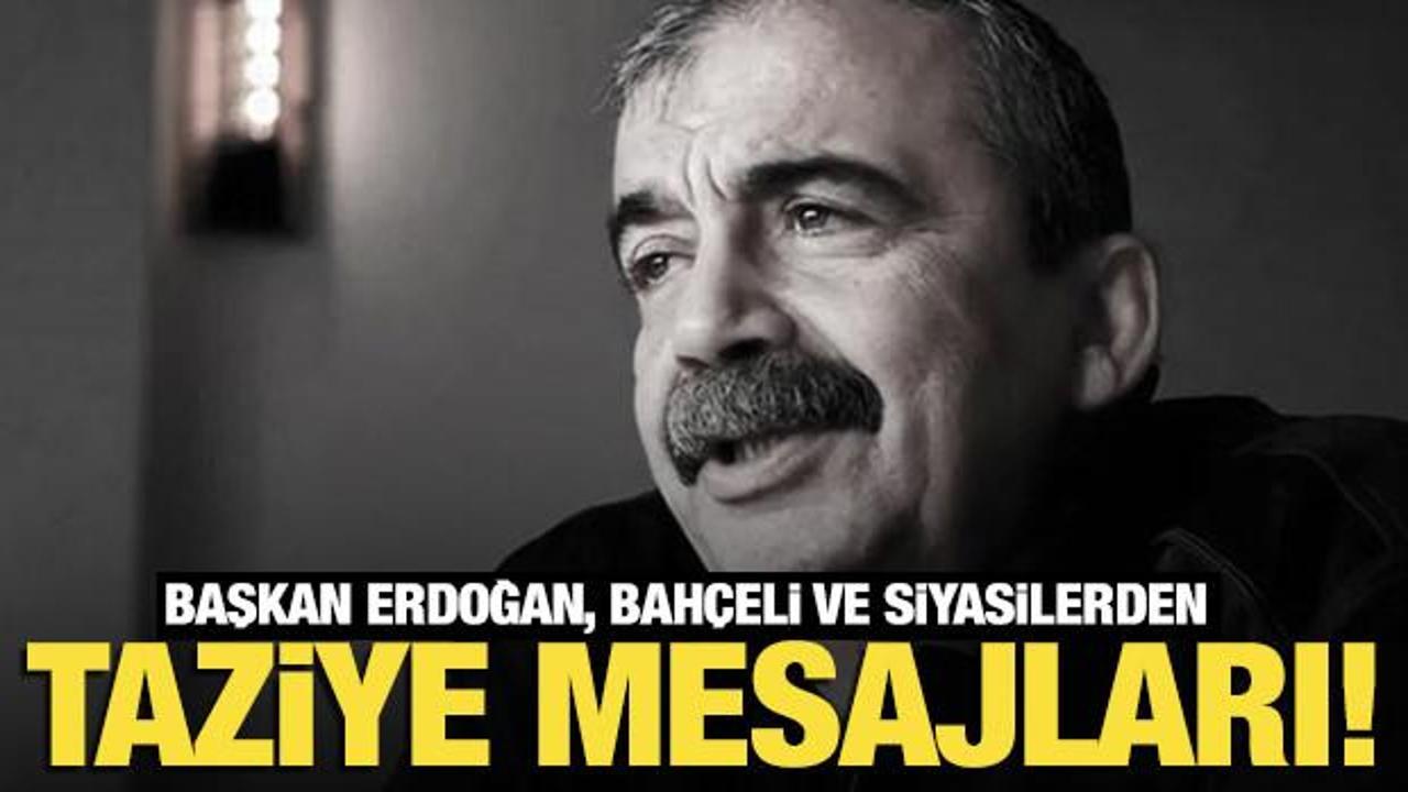 Erdoğan, Bahçeli ve siyasilerden Sırrı Süreyya Önder için taziye mesajları
