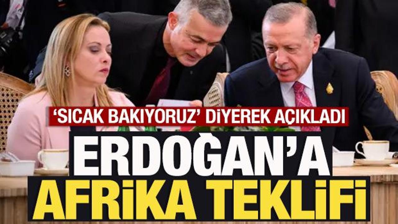 İtalya'dan T&uuml;rkiye'ye Afrika teklifi! Erdoğan a&ccedil;ıkladı