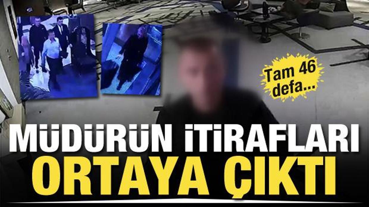 Kameraları kapatılan otelin güvenlik müdürünün savunması ortaya çıktı