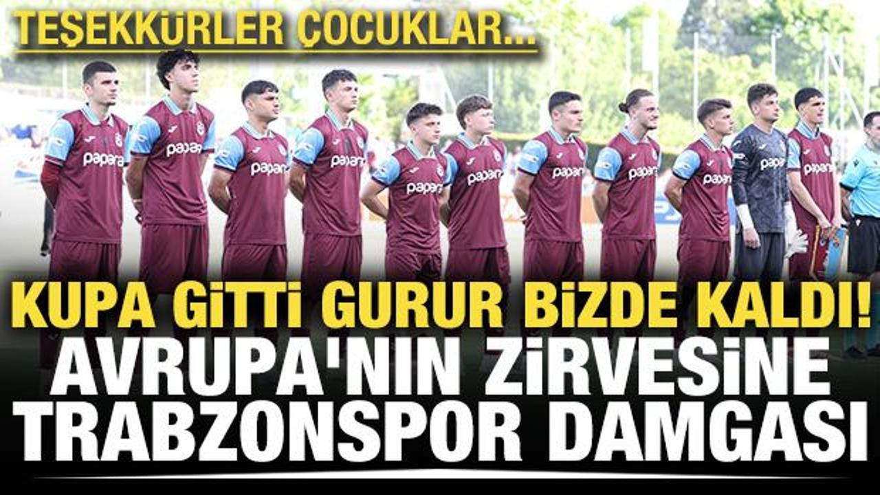 Kupa gitti gurur bizde kaldı! Avrupa'nın zirvesine Trabzonspor damgası