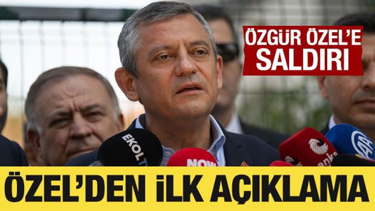 &Ouml;zg&uuml;r &Ouml;zel, uğradığı saldırının ardından ilk kez konuştu