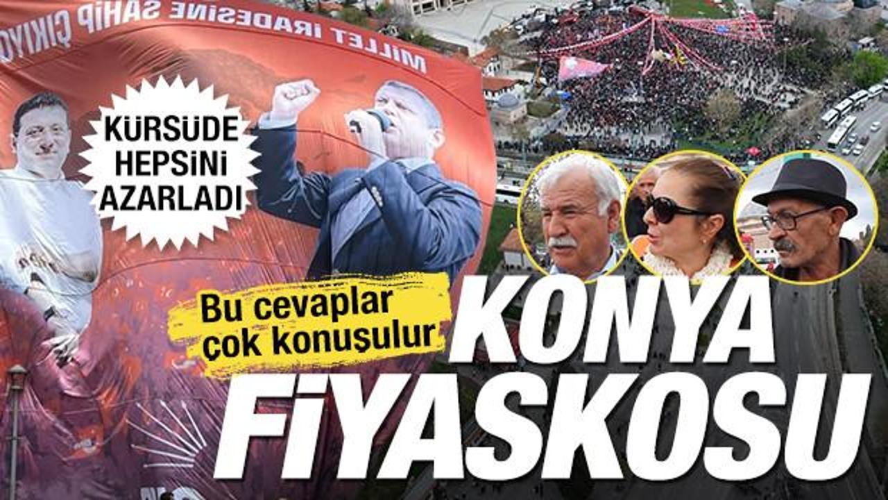 Özgür Özel'in Konya fiyaskosu! Meydan boş kaldı, gelen de farklı şehirden taşındı