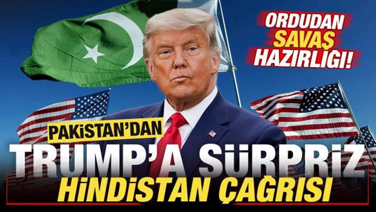 Pakistan'dan Trump'a flaş Hindistan &ccedil;ağrısı! Ordudan savaş hazırlığı