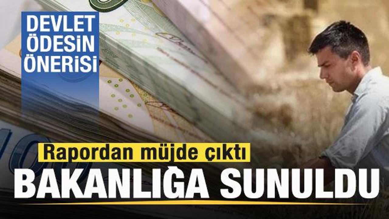 Rapordan m&uuml;jde &ccedil;ıktı! Bakanlığa sunuldu! Sigorta primini devlet &ouml;desin &ouml;nerisi