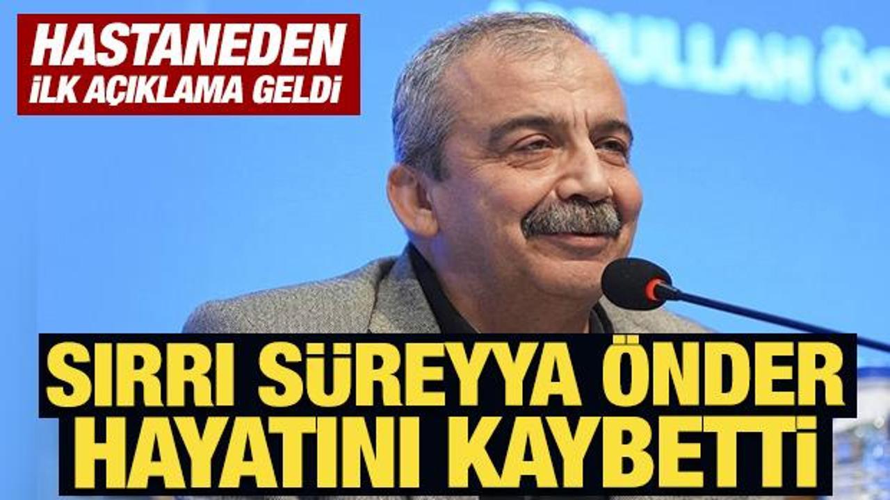 Sırrı Süreyya Önder hayatını kaybetti