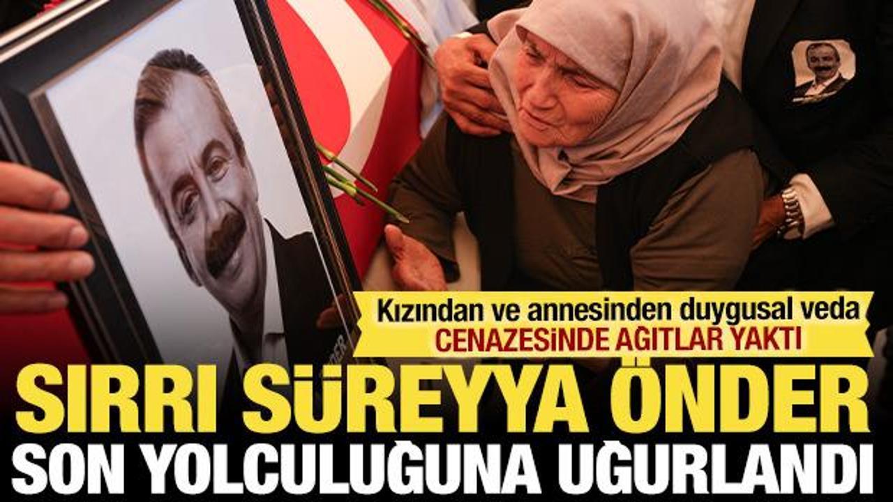 Sırrı S&uuml;reyya &Ouml;nder'e veda: Cenaze t&ouml;reni d&uuml;zenlendi!