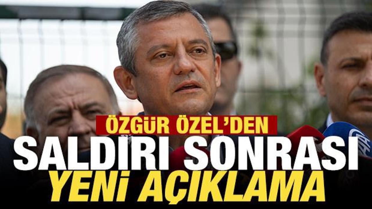 Saldırı sonrası &Ouml;zg&uuml;r &Ouml;zel'den yeni a&ccedil;ıklama!