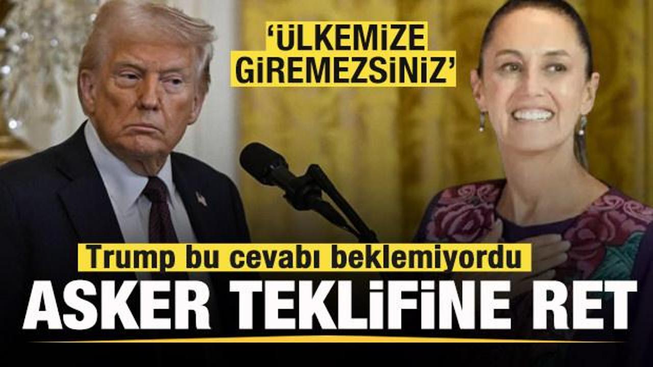 Trump bu cevabı beklemiyordu! Asker teklifine ret! &Uuml;lkemize giremezsiniz