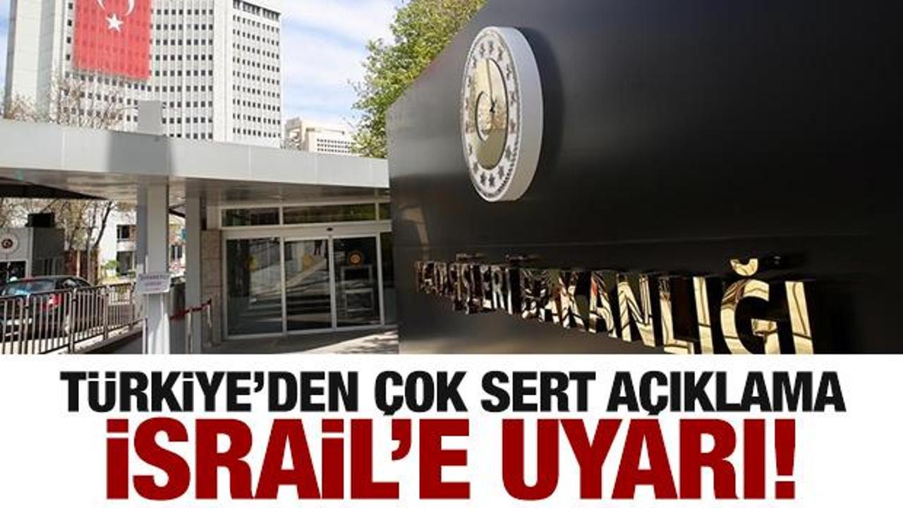 T&uuml;rkiye'den son dakika Suriye a&ccedil;ıklaması! İsrail'e uyarı