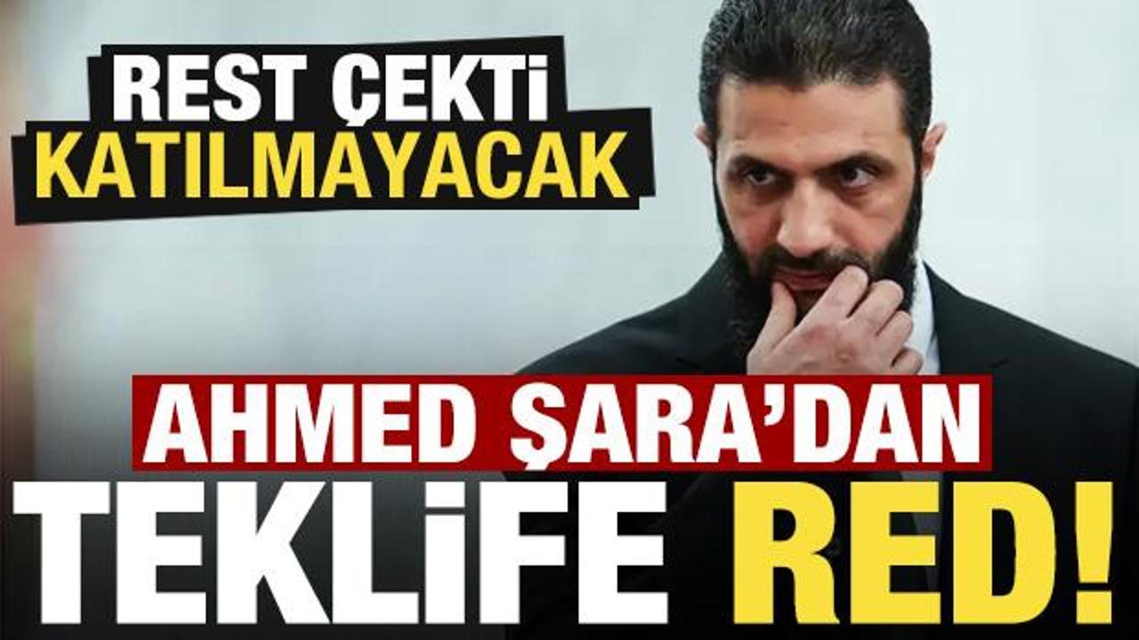 Şara rest çekti, flaş karar! ABD'nin 'İsrail' teklifini reddettiler...