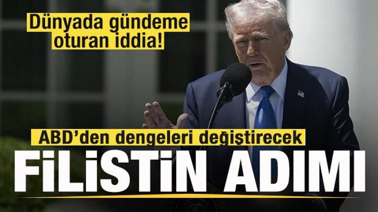 ABD'den dengeleri değiştirecek Filistin adımı! İddia Suudi Arabistan'dan! G&uuml;ndeme oturdu