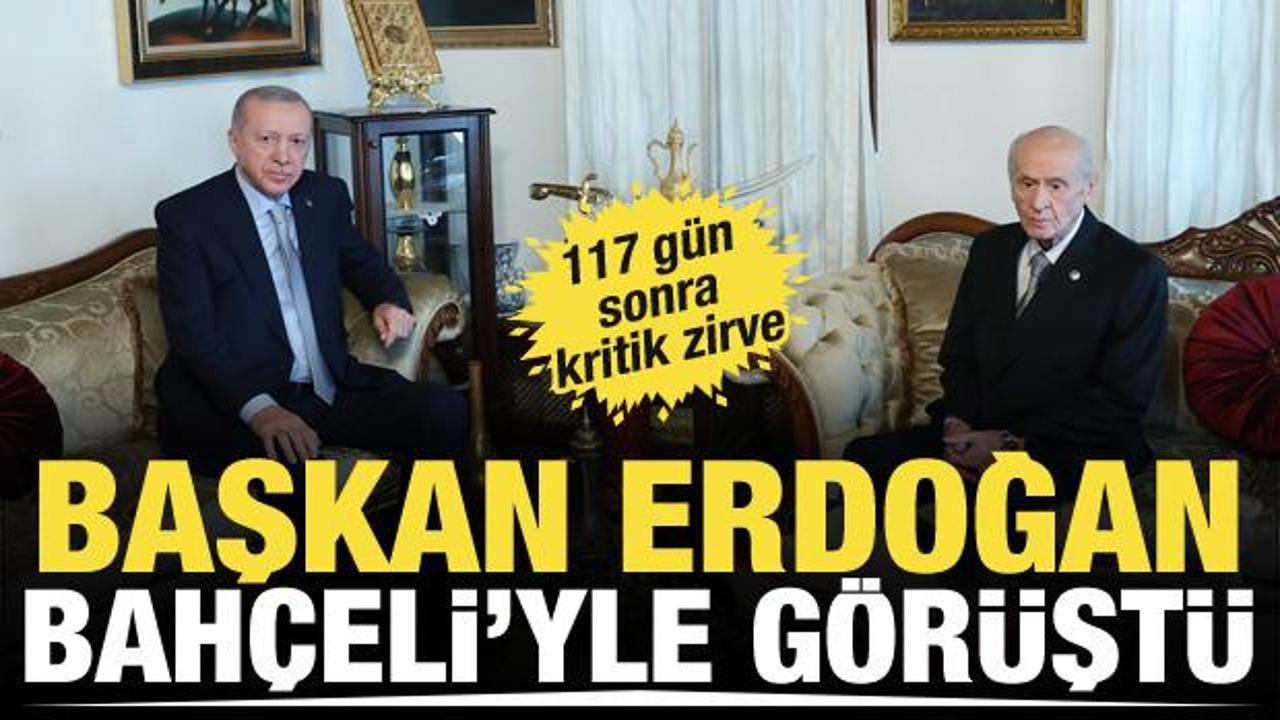 Cumhurbaşkanı Erdoğan, Bah&ccedil;eli'yi ziyaret etti