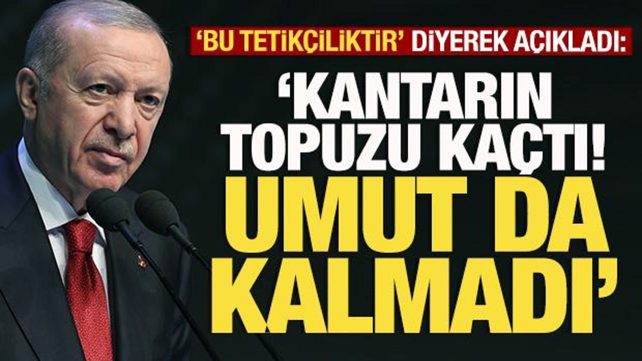 Erdoğan: Operasyon ellerinde patladı, rezervler artmaya başladı