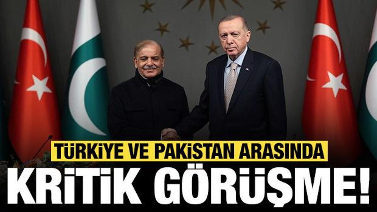 Erdoğan ve Pakistan lideri Şerif arasında kritik görüşme!