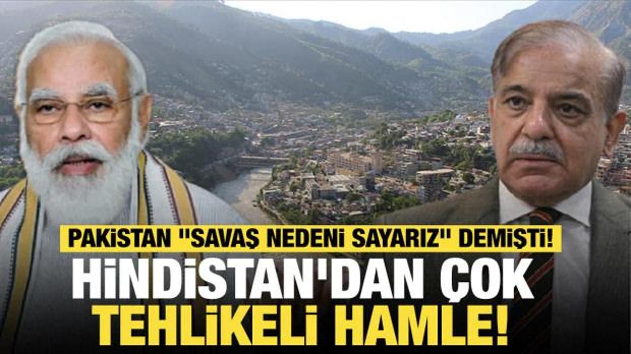 Hint basınından flaş a&ccedil;ıklama! Pakistan'a su akışı kesildi!