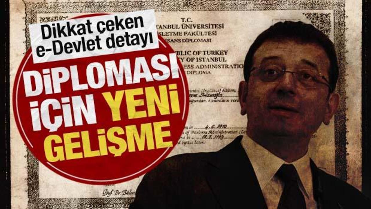 İmamoğlu artık lise mezunu! Diploma, &uuml;niversitenin veri tabanından silindi