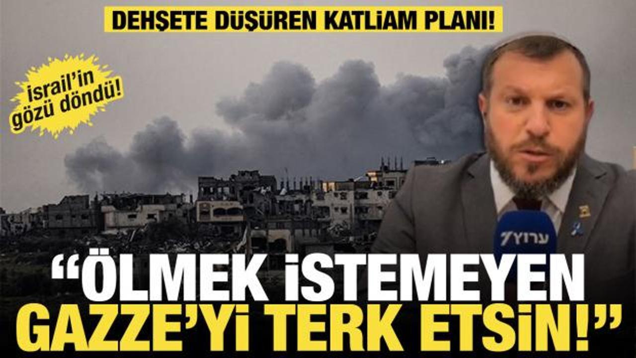 İsrailli bakandan korkunç çağrı! "Açlığa mahkum ederek öldürelim!"  