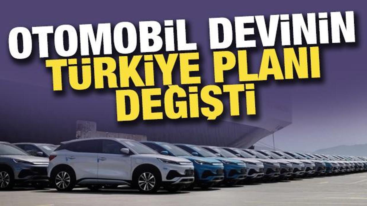 Otomobil devi BYD'nin T&uuml;rkiye planı değişti: Hem elektrikli hem hibrit &uuml;retecek