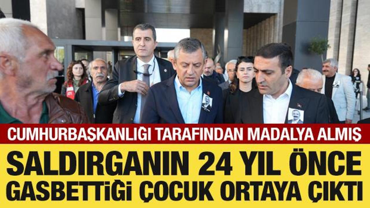 &Ouml;zel'e saldıran ş&uuml;pheli, 24 yıl &ouml;nce de bı&ccedil;ak zoruyla &ccedil;ocuğun parasını gasbetmiş