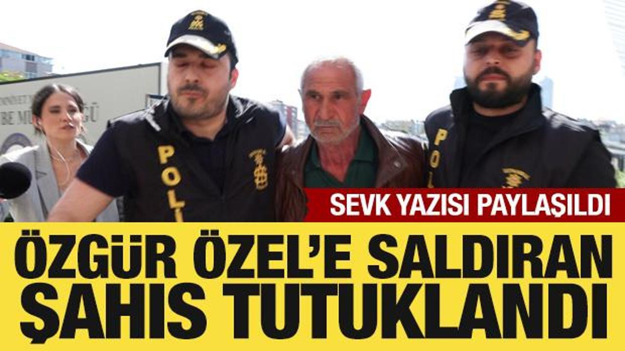 &Ouml;zg&uuml;r &Ouml;zel'e saldıran şahıs tutuklandı